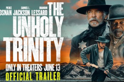Samuel L. Jackson &amp; Pierce Brosnan Clash Over Gold in Action-Packed ‘Unholy Trinity’ Trailer