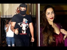 The pictures and videos shared online show the two exiting a restaurant, where they were accompanied by Karan, Sanjay Kapoor and Sanjay’s wife, Maheep Kapoor...