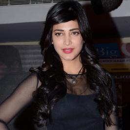 Shruti Haasan, who has attended the app launch of her next Telugu release Yevadu was rushed to Jubilee Hills Apollo hospital after she complained of severe stomach ache.