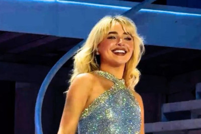 Sabrina Carpenter Shines in Blingy, Bold Looks on Tour