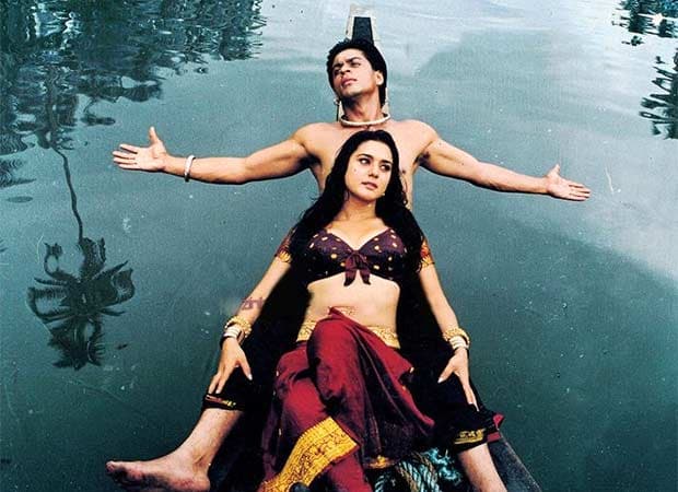 Preity Zinta speaking in a studio interview, reflecting on her early Bollywood career