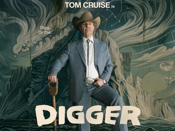 Tom Cruise as oil tycoon Digger Rockwell in a promotional still from the film Digger