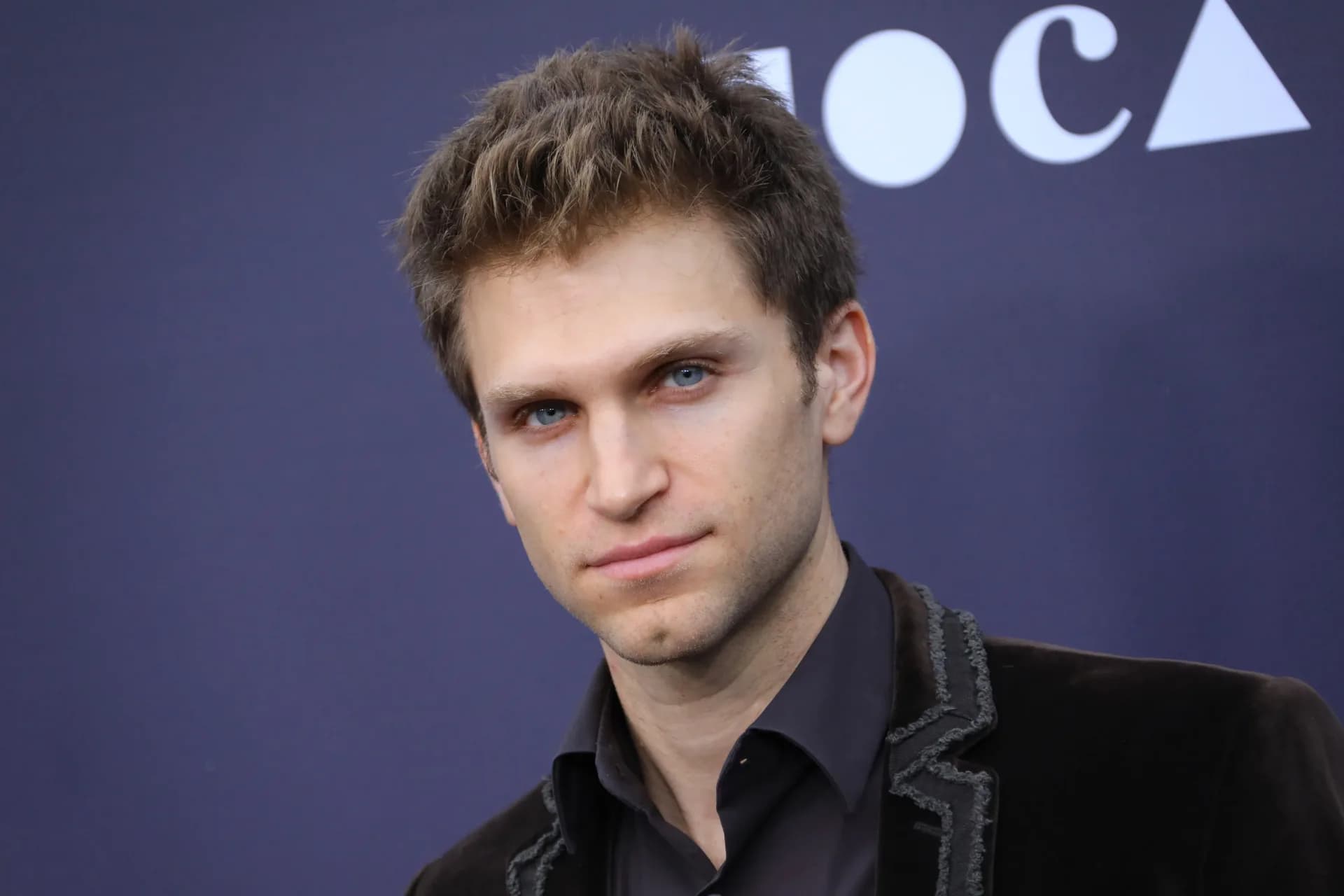 Actor Keegan Allen with a visible head wound and blood on his face after an alleged robbery in West Hollywood