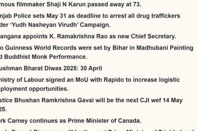 Read Daily Current Affairs Article of 30 April 2025