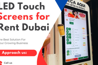 Where to Use LED Touch Screens in Dubai?