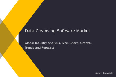 Outlook and Forecast of Data Cleansing Software Industry 2032