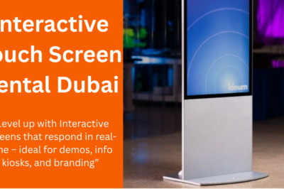 Interactive Display Screens for Hire in Dubai – Book Now