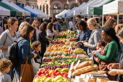 My First Experience with Four Farmers Markets in the USA
